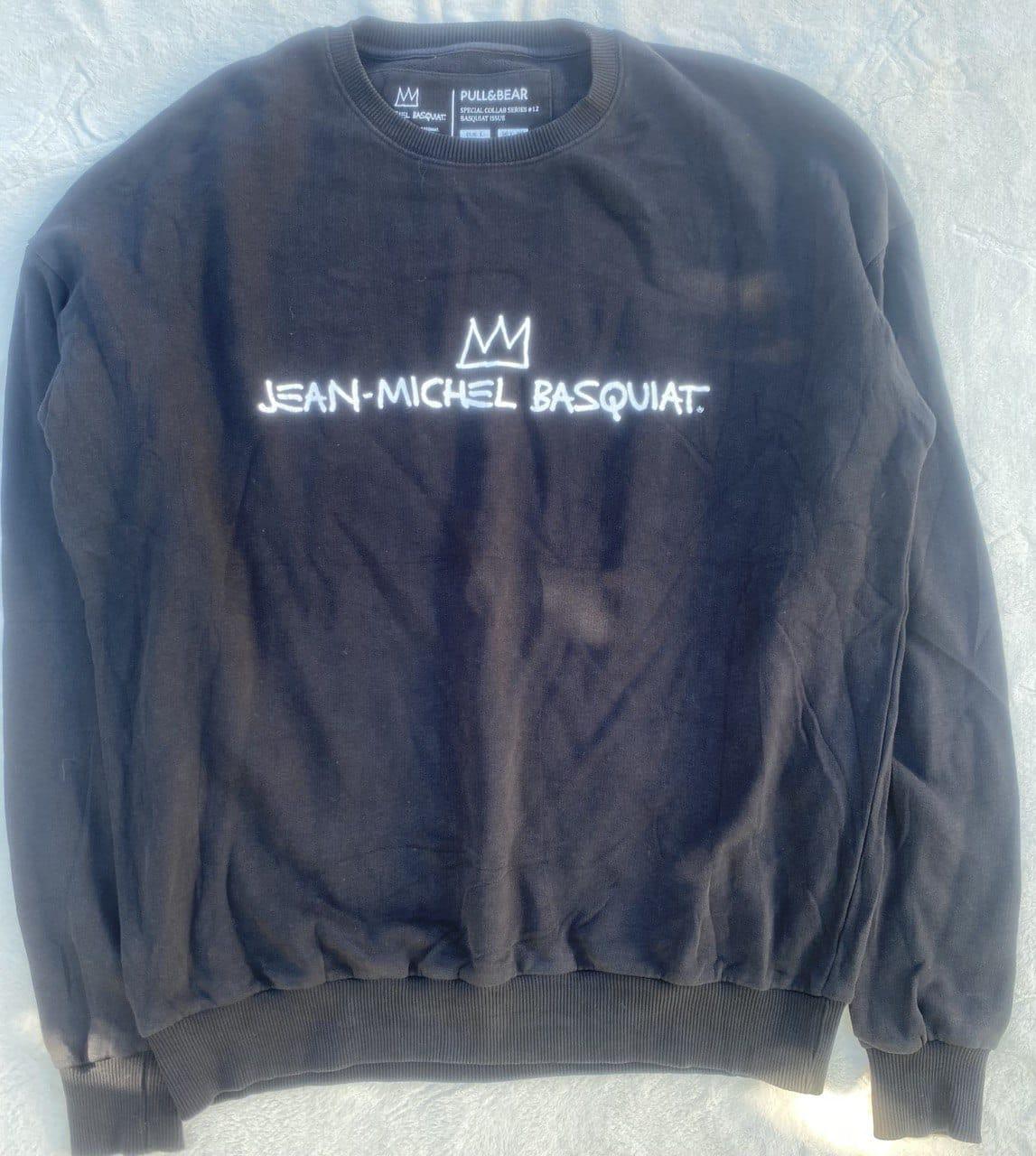Buzo Pull&Bear x Jean-Michel Basquiat Negro